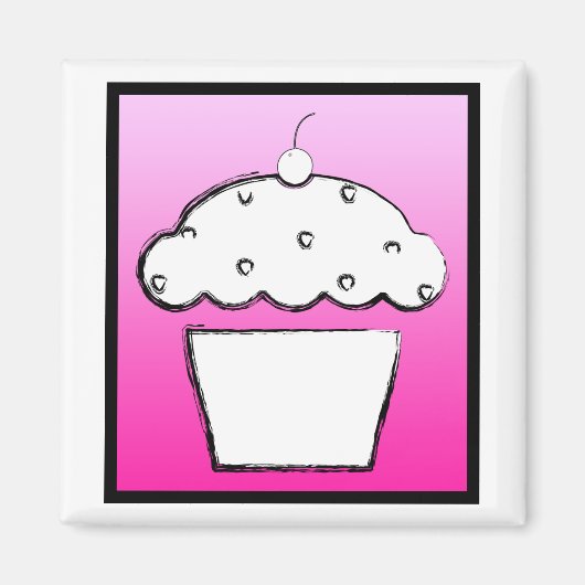 Aimant cupcake (Devant)