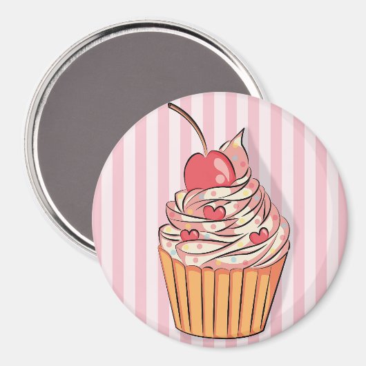 Aimant Cupcake (Recto/Verso)