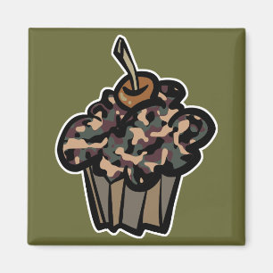 Aimant cupcake camouflé