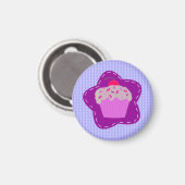 Aimant Cupcake congelé (Recto/Verso)
