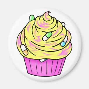 Aimant cupcake de codéine
