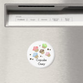 Aimant Cupcake folle (In Situ (Lave-vaisselle))