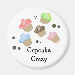 Aimant Cupcake folle