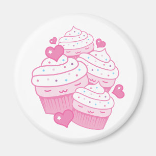 Aimant cupcake love