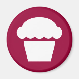 Aimant cupcake / muffin simple