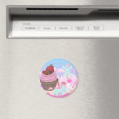 Aimant Cupcake Pooping Unicornes (In Situ (Lave-vaisselle))