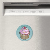 Aimant cupcake rose (In Situ (Lave-vaisselle))