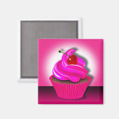 Aimant "Cupcake Spotlight" de Cheryl Daniels (Recto/Verso)