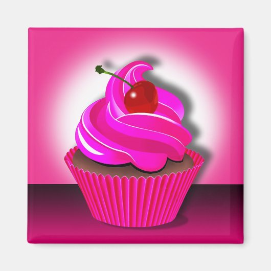 Aimant "Cupcake Spotlight" de Cheryl Daniels (Devant)