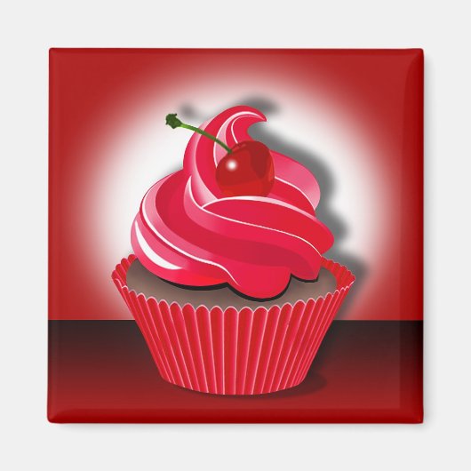 Aimant "Cupcake Spotlight" de Cheryl Daniels (Devant)
