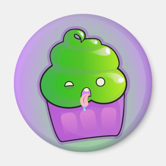 Aimant Cupcake Zombie (Devant)