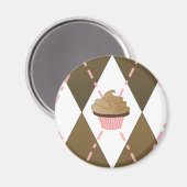 Aimant Cupcakes et Jacquard (Recto/Verso)