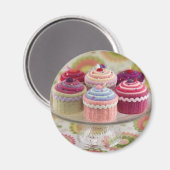 Aimant cupcakes tricotés (Recto/Verso)