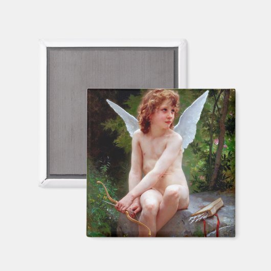 Aimant Cupid, Bouguereau (Recto/Verso)