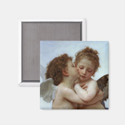 Aimant Cupidé & Psyché comme Enfants (Recto/Verso)