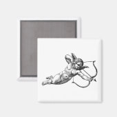 Aimant Cupidon de l'amour vintage (Recto/Verso)