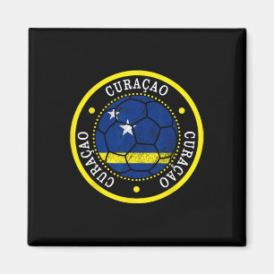 Aimant Curacao Soccer Ll,curacao,drapeau De Curacao,curac