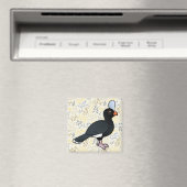 Aimant Curassow Helmetable Birdorable (In Situ (Lave-vaisselle))