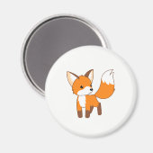 Aimant Curieux Petit Renard (Recto/Verso)