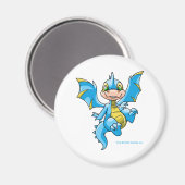 Aimant Curieux Scorchio bleu (Recto/Verso)