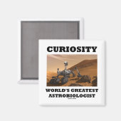 Aimant Curiosity Le plus grand astrobiologiste du monde ( (Recto/Verso)