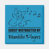 Aimant Curious Cat facilement distrait par les joueurs de (Devant)