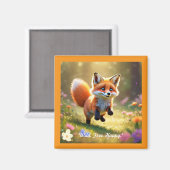 Aimant "Curious Fox Kit" (Recto/Verso)