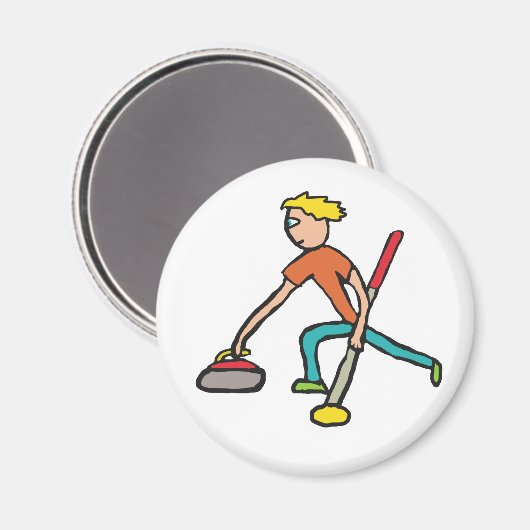 Aimant Curling (Recto/Verso)