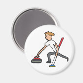 Aimant Curling (Recto/Verso)