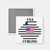 Aimant Curling USA 2010 (Recto/Verso)