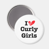 Aimant Curly Girls Love (Recto/Verso)