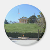 Aimant Curtis-Lee Mansion et flamme JFK (Devant)