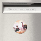 Aimant Cusco Pérou Llama Photo (In Situ (Lave-vaisselle))