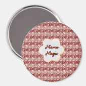 Aimant Custom and personalized mother's day floral gift (Recto/Verso)