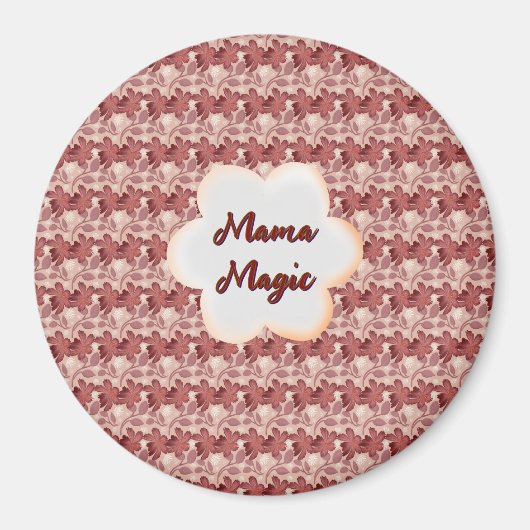 Aimant Custom and personalized mother's day floral gift (Devant)