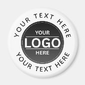 Aimant Custom Business Brand Logo (Devant)