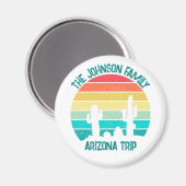 Aimant Custom Cactus Sunset Arizona Desert Triage (Recto/Verso)