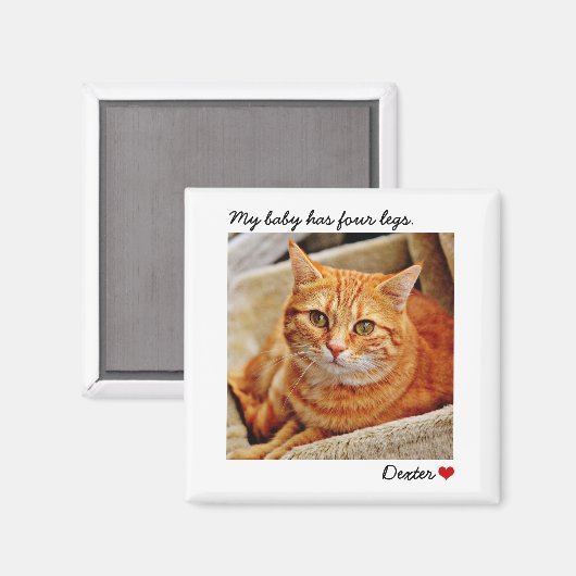 Aimant Custom Large Photo Personalized Pet (Recto/Verso)