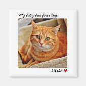Aimant Custom Large Photo Personalized Pet (Devant)