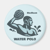 Aimant Custom Name Water Polo (Devant)