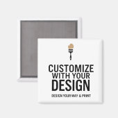 Aimant Custom Personalized Blank Company Branded (Recto/Verso)