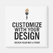 Aimant Custom Personalized Blank Company Branded (Devant)