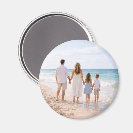 Aimant Custom Personalized Family Photo (Recto/Verso)