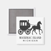Aimant Custom Text Mackinac Island (Recto/Verso)