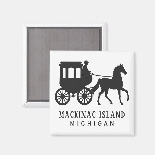 Aimant Custom Text Mackinac Island (Recto/Verso)