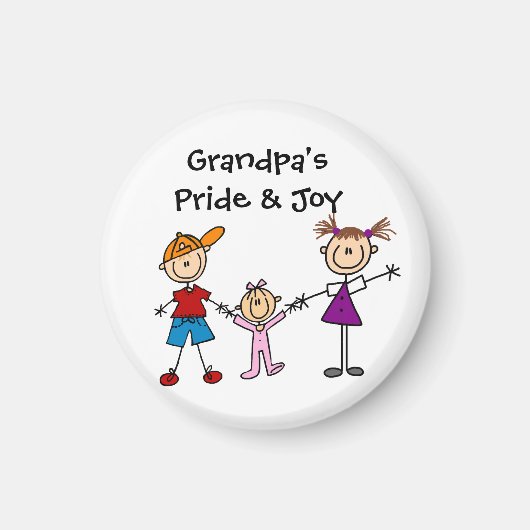 Aimant Customisé Chiffres de bâton magnétique (Devant)