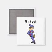 Aimant Customisé Law Enforcer (Recto/Verso)