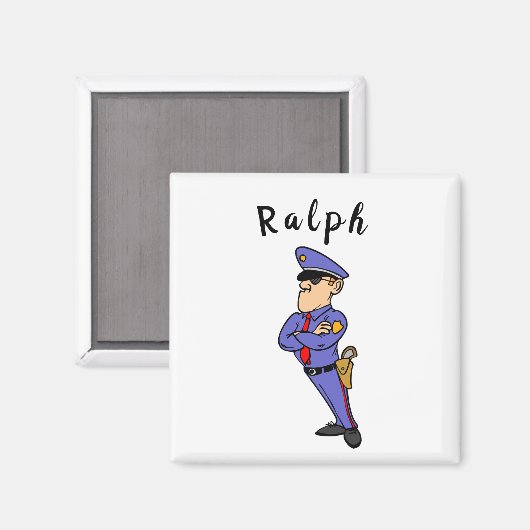 Aimant Customisé Law Enforcer (Recto/Verso)