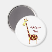 Aimant Customise-Le ! Cute Giraffe Design (Recto/Verso)