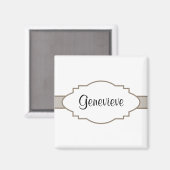 Aimant Customise-Le ! Plaque (Recto/Verso)